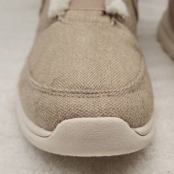 RYKA EVEREST GORE ANKLE BOOTS TAN LADIES SIZE 11/M IN VGUC SHEARLING FUR SLIP-ON - Picture 6 of 16